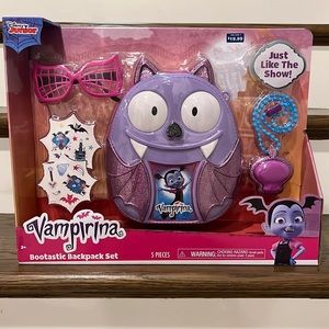 New & Sealed! Disney Junior Vampirina Bootastic Backpack Set 5 pieces.